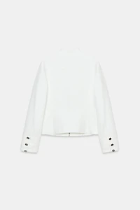 VESTE COL MONTANT BOUTONS