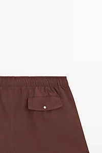 Solid Swim Trunks