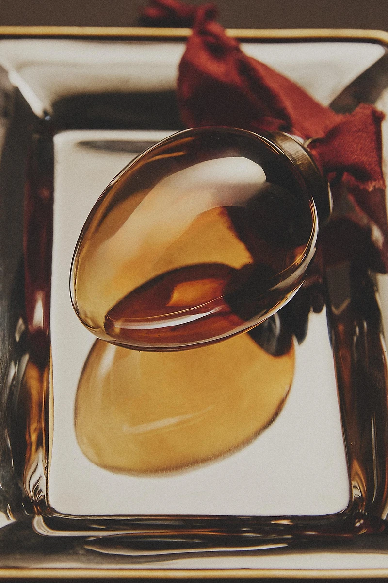 AMBER CHRISTMAS TREE ORNAMENT