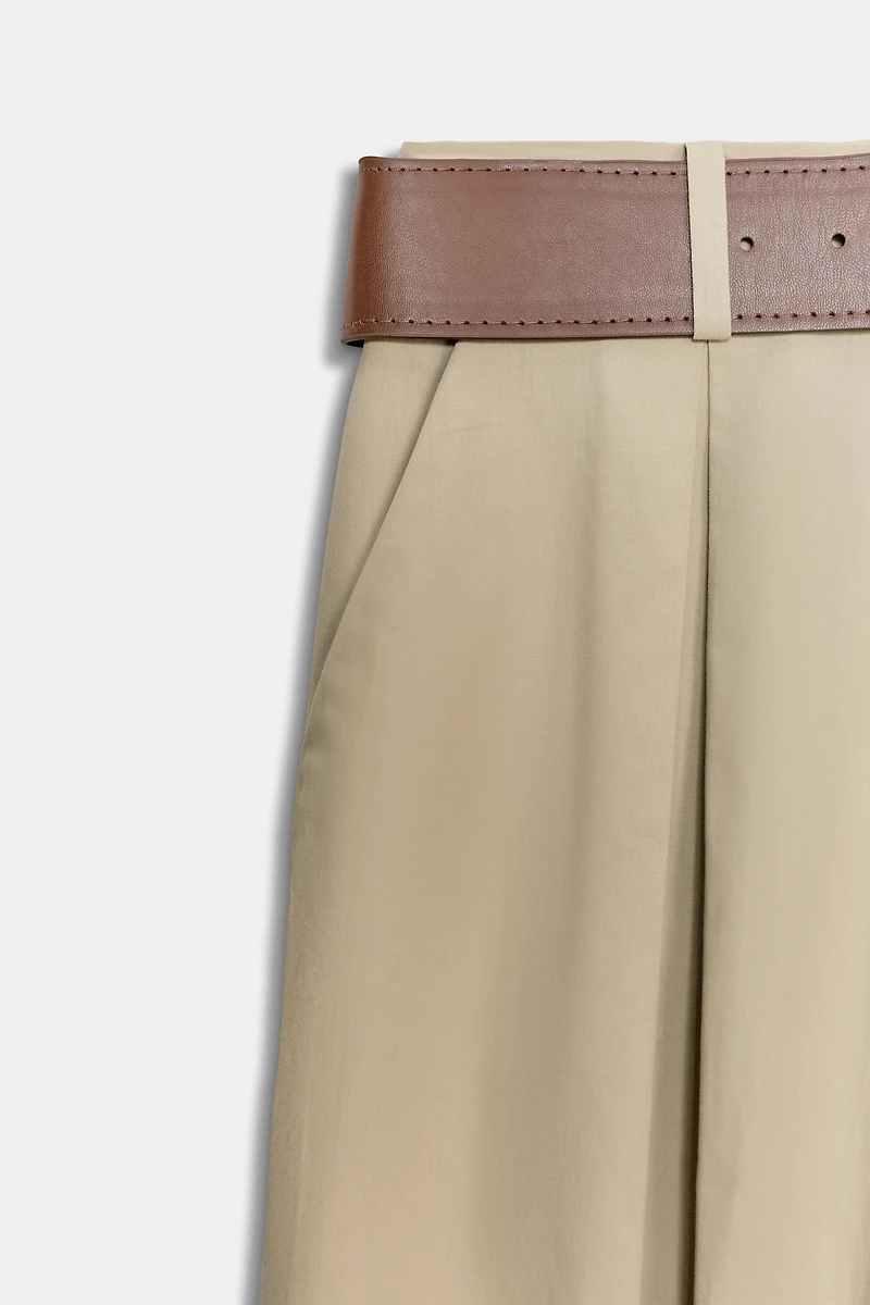 BELTED CULOTTES