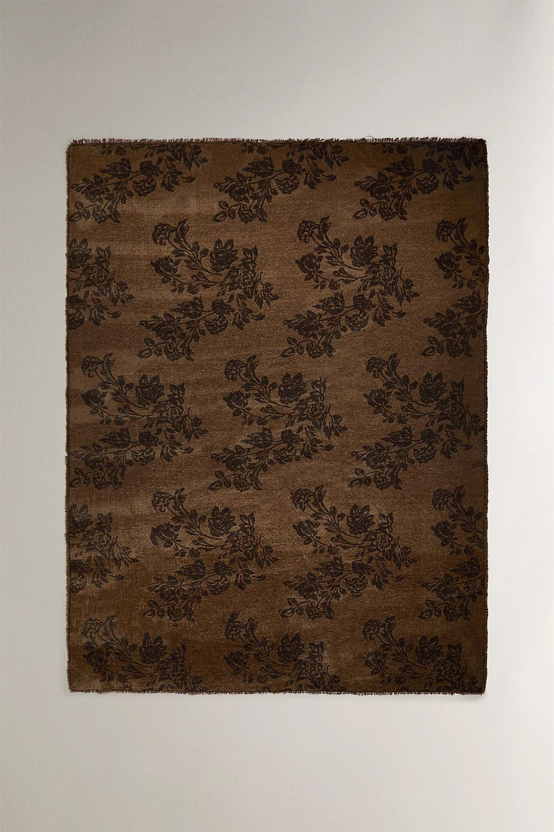 COUVERTURE CHENILLE JACQUARD