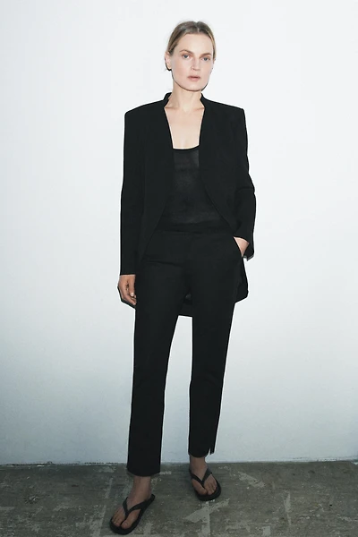 LIMITED EDITION ZW COLLECTION MINIMAL LONG BLAZER