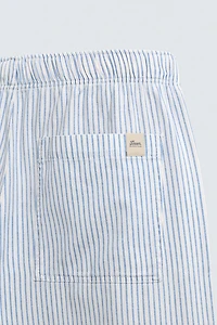 STRIPED BAGGY FIT PANTS