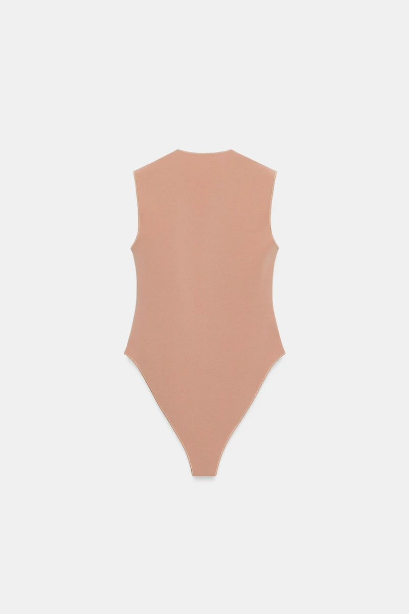 STRETCH SQUARE NECK BODYSUIT