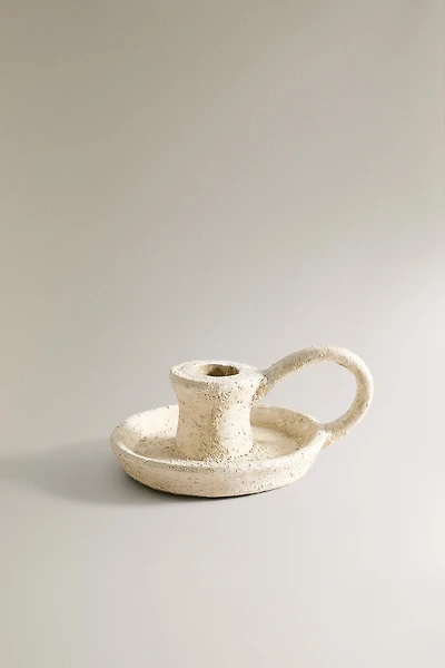 CLAY CANDLESTICK