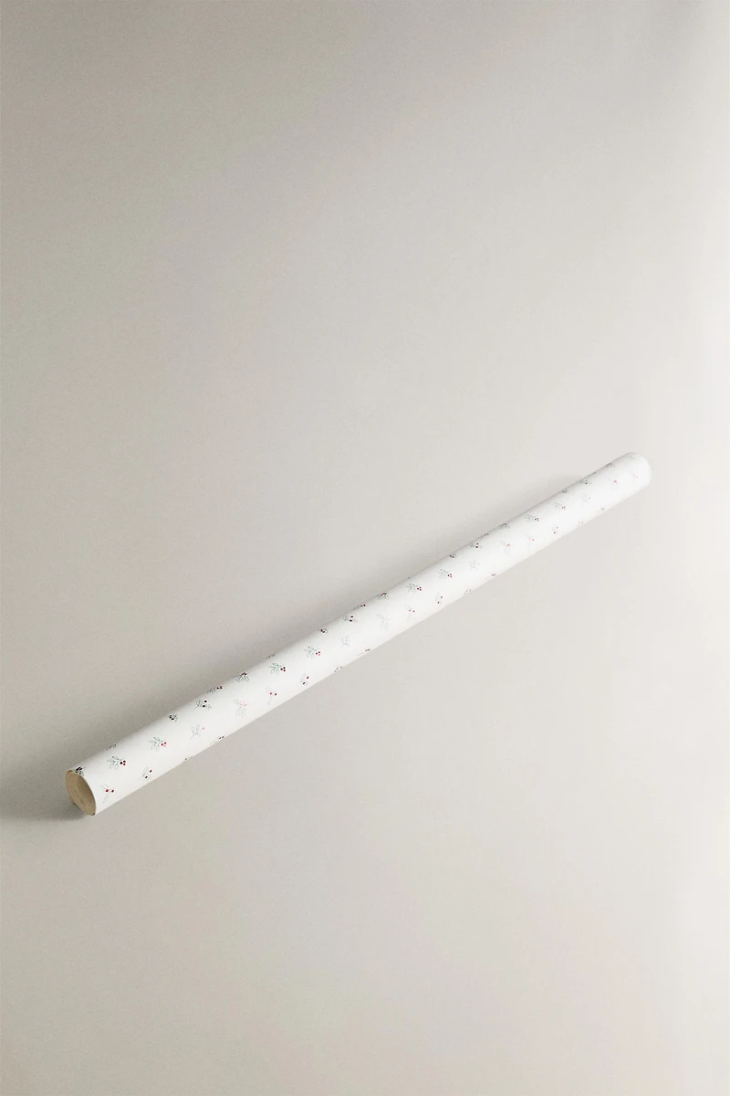 SHINY LEAF CHRISTMAS WRAPPING PAPER