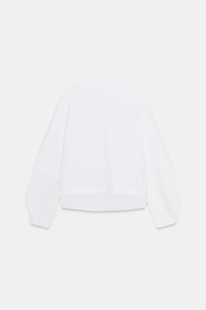 COMBINED POPLIN T-SHIRT