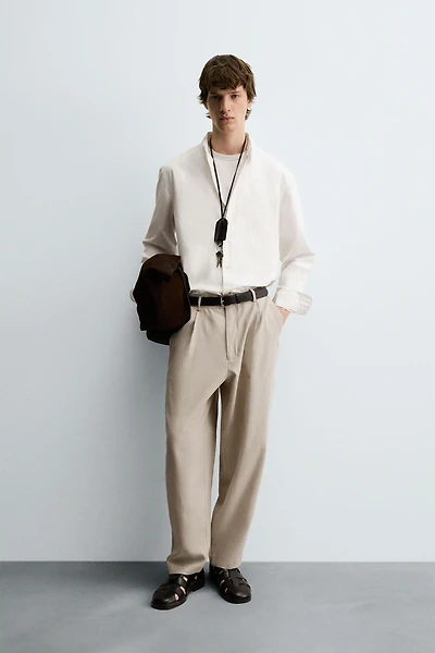 PANTALON FLUIDE PLIS