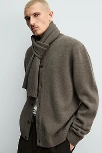 100% WOOL CARDIGAN
