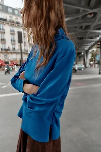 BLOUSE DRAPÉE