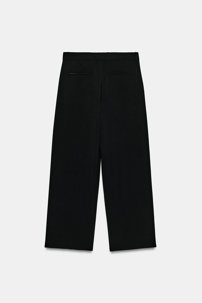 ZW COLLECTION 100% WOOL WIDE-LEG PANTS