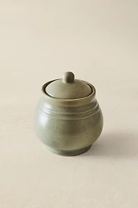 STONEWARE SUGAR BOWL