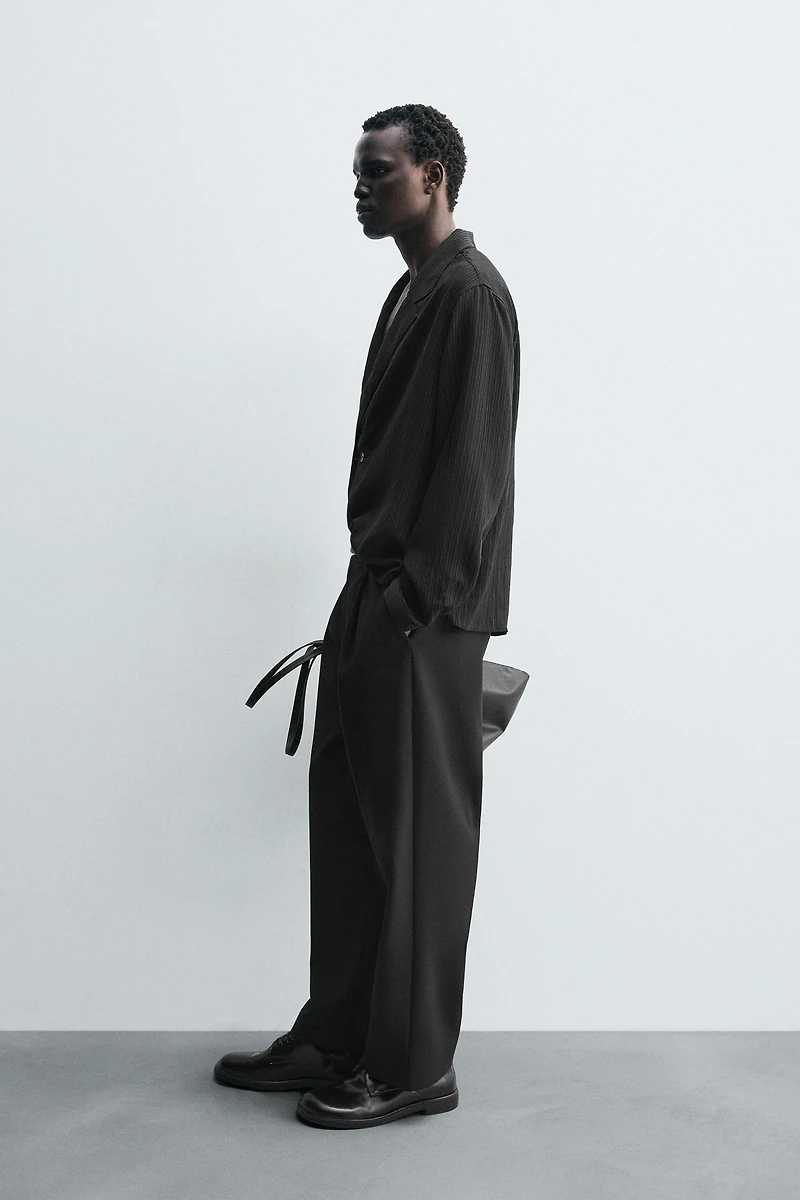 STRIPED KIMONO SHIRT