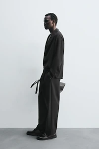 STRIPED KIMONO SHIRT