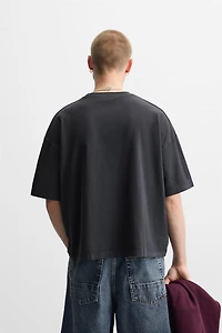 LIGHTWEIGHT WASHED BOXY FIT T-SHIRT