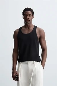KNIT TANK TOP
