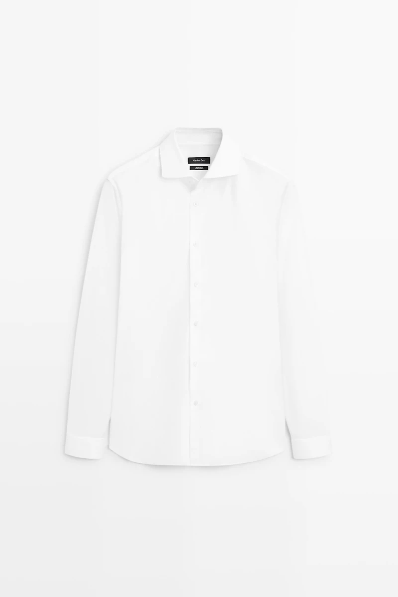 Regular-fit 100% cotton shirt
