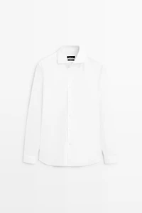 Regular-fit 100% cotton shirt