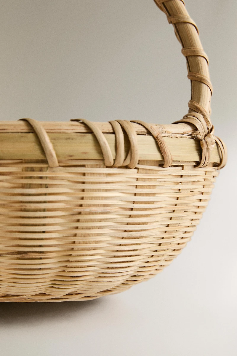 PANIER DOUBLE ANSE BAMBOU