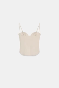 CORSET TOP WITH STRAPS
