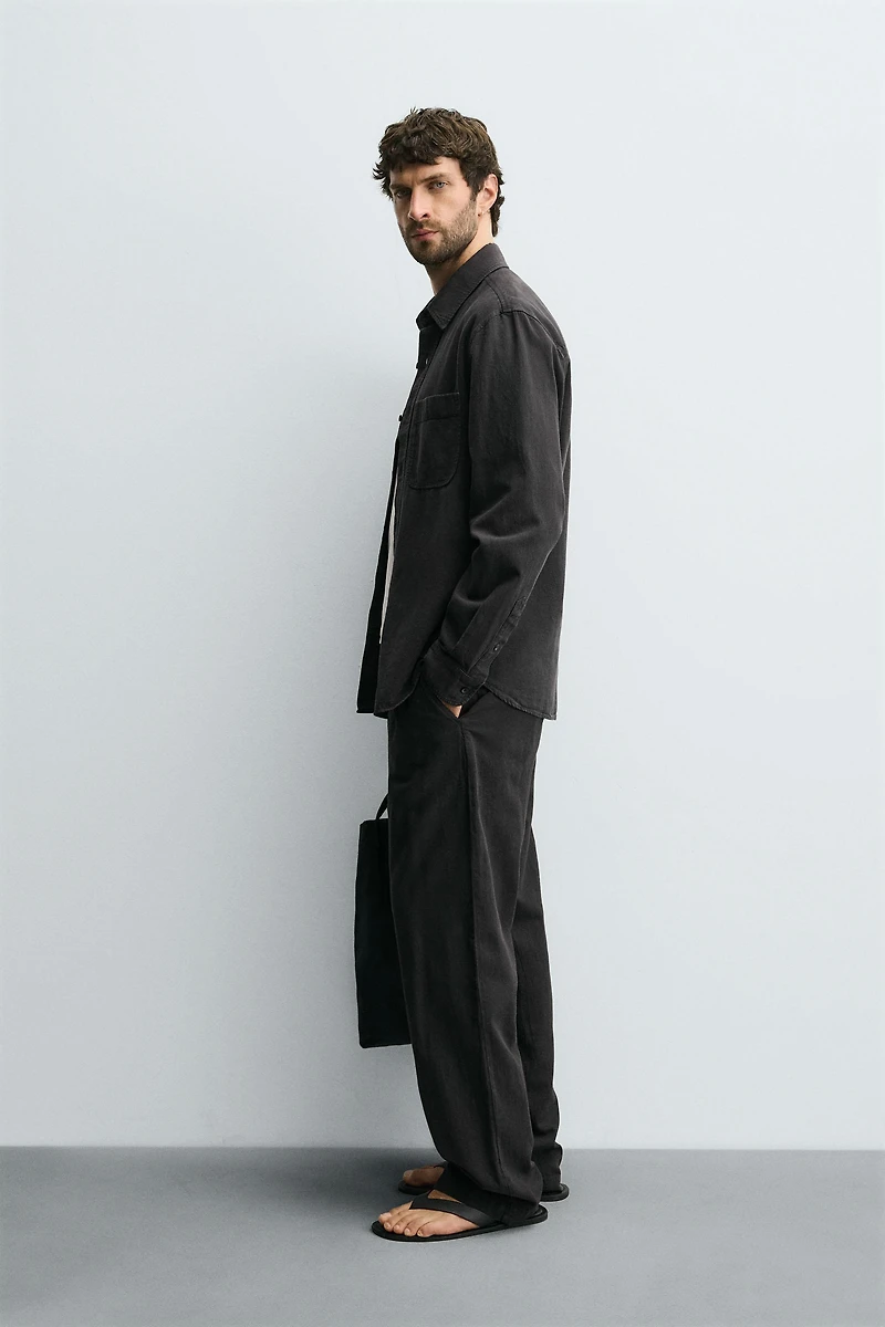 FLOWY COTTON - LINEN PANTS