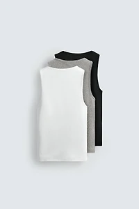 THREE-PACK OF BASIC TANK TOPS