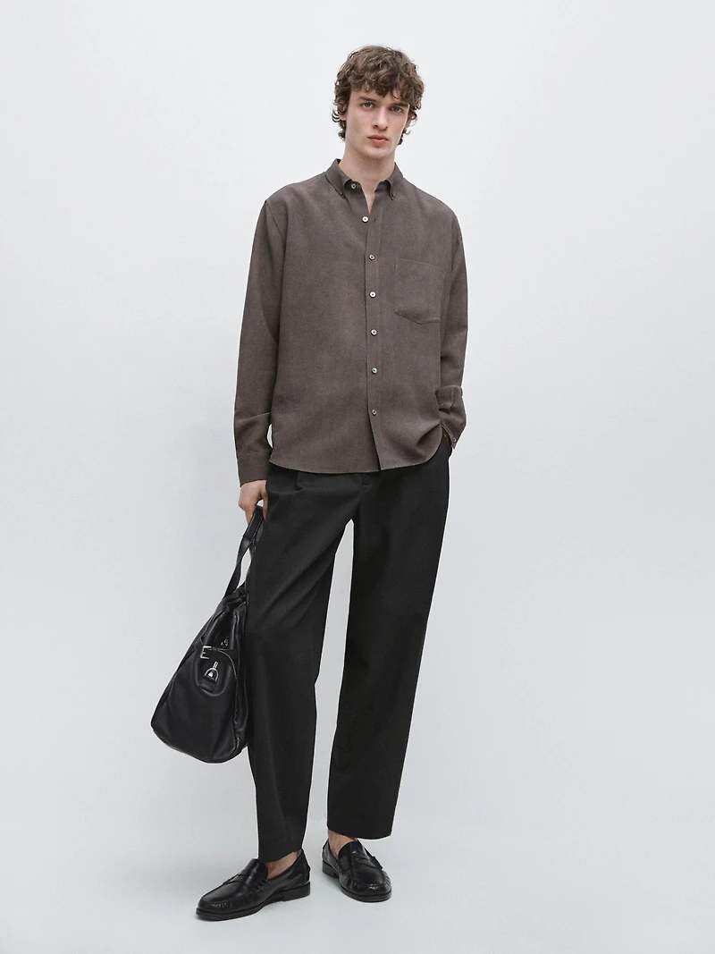 Chemise fluide poche
