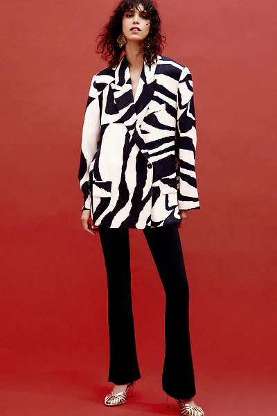 BLAZER IMPRIMÉ ANIMAL ZW COLLECTION