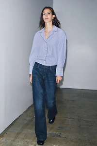 ZW COLLECTION LOW-RISE BOOTCUT JEANS