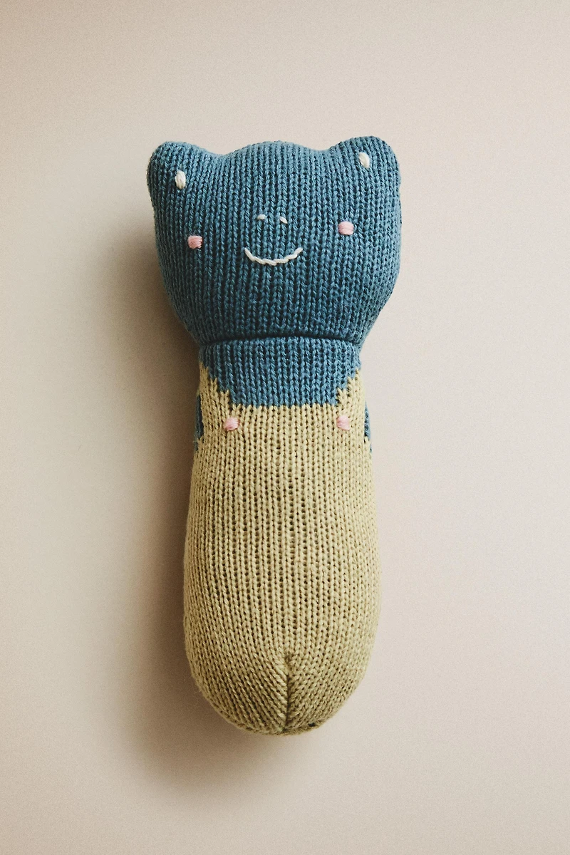 BABY FROG RATTLE PLUSH TOY