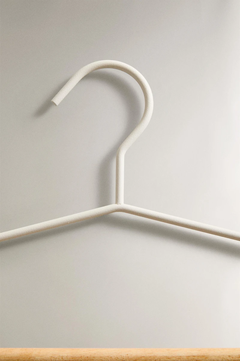 METAL AND WOOD PANTS HANGER