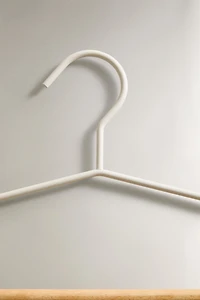 METAL AND WOOD PANTS HANGER