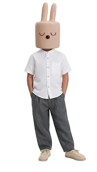 100% LINEN PLEATED PANTS