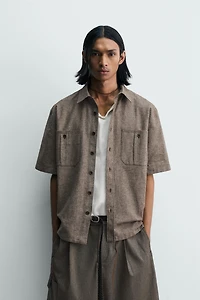 OVERSIZED FIT POCKET SHIRT