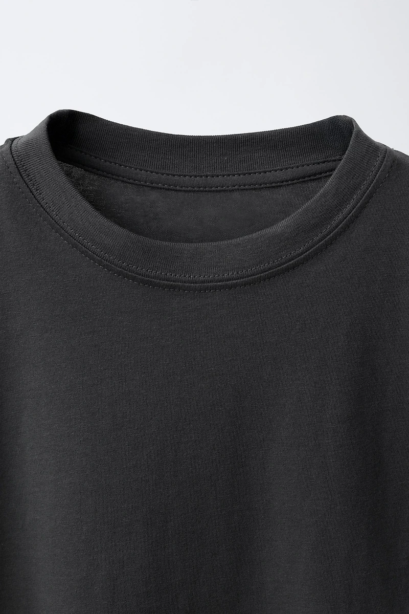 THREE-PACK OF SOLID AND STRIPED T-SHIRTS