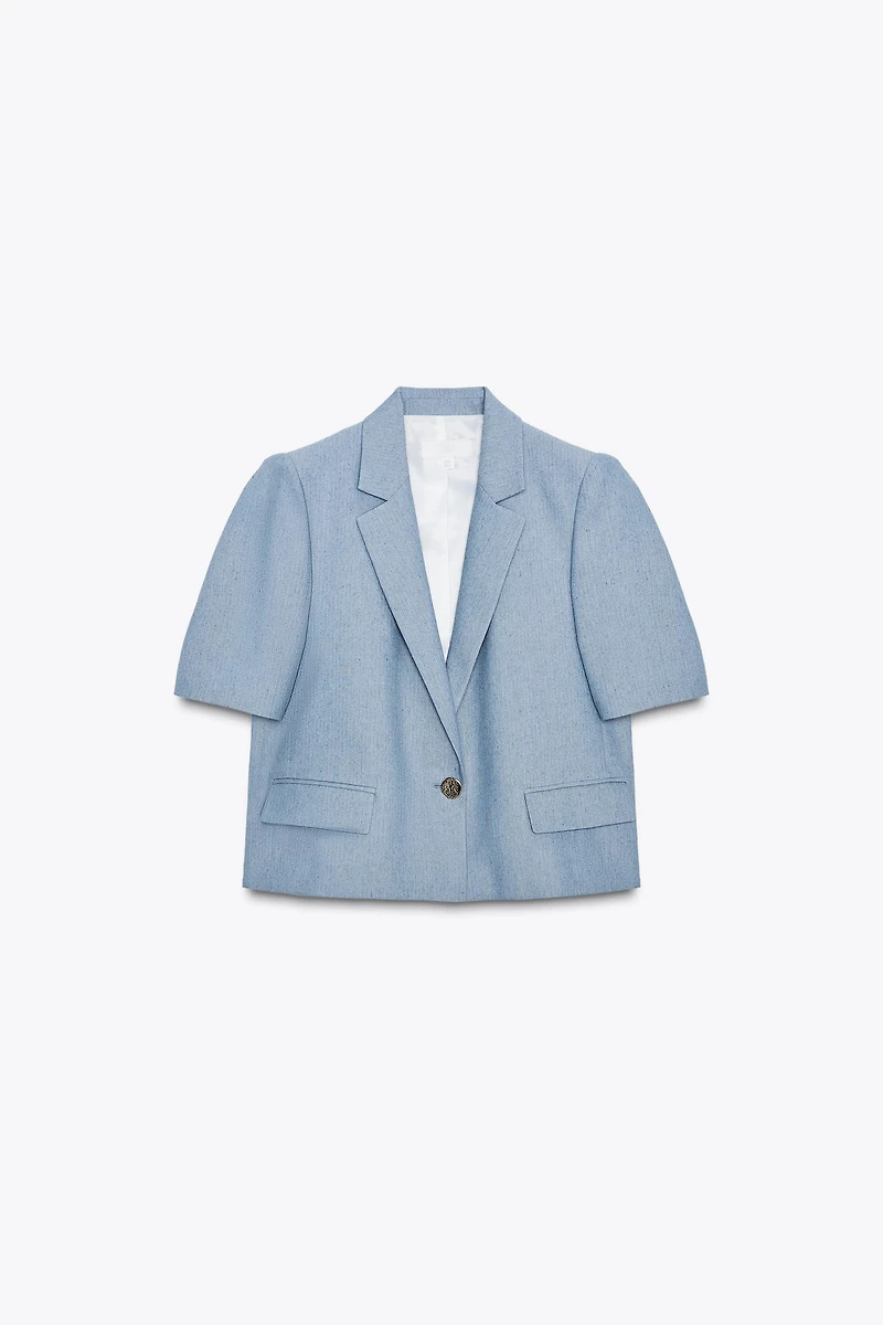 BLAZER MANCHES COURTES COURTE