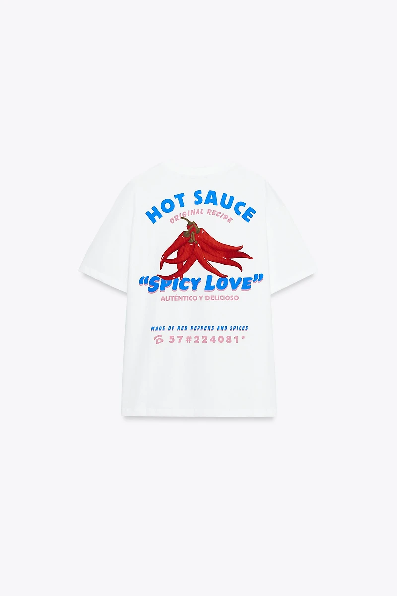 T-SHIRT IMPRIMÉ INSCRIPTION