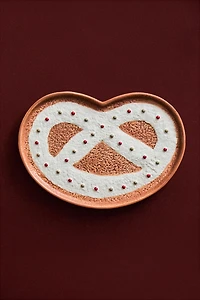 ASSIETTE ENFANT GRÈS BRETZEL NOËL