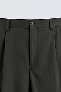 WOOL BLEND SUIT PANTS