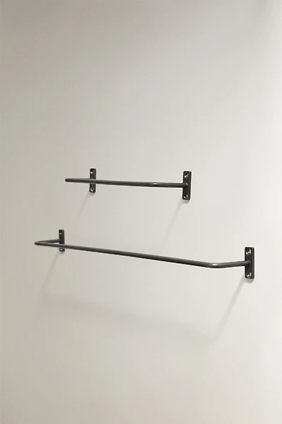 DARK METAL TOWEL RACK
