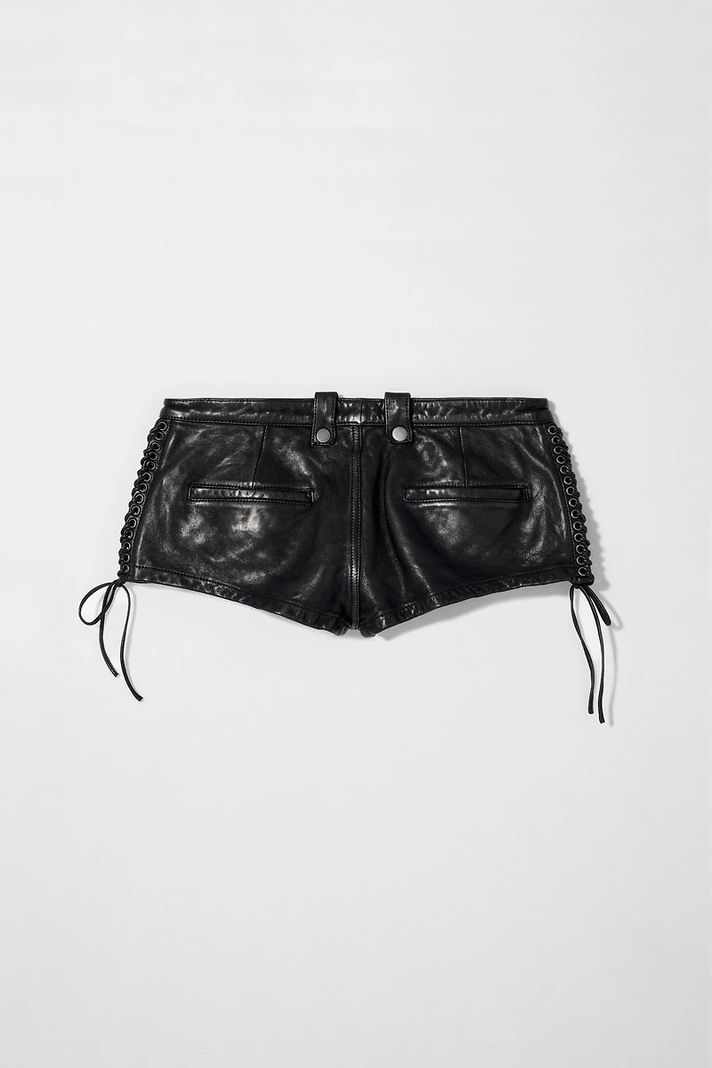LEATHER SHORTS KATE MOSS X ZARA