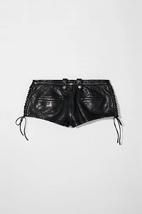 LEATHER SHORTS KATE MOSS X ZARA