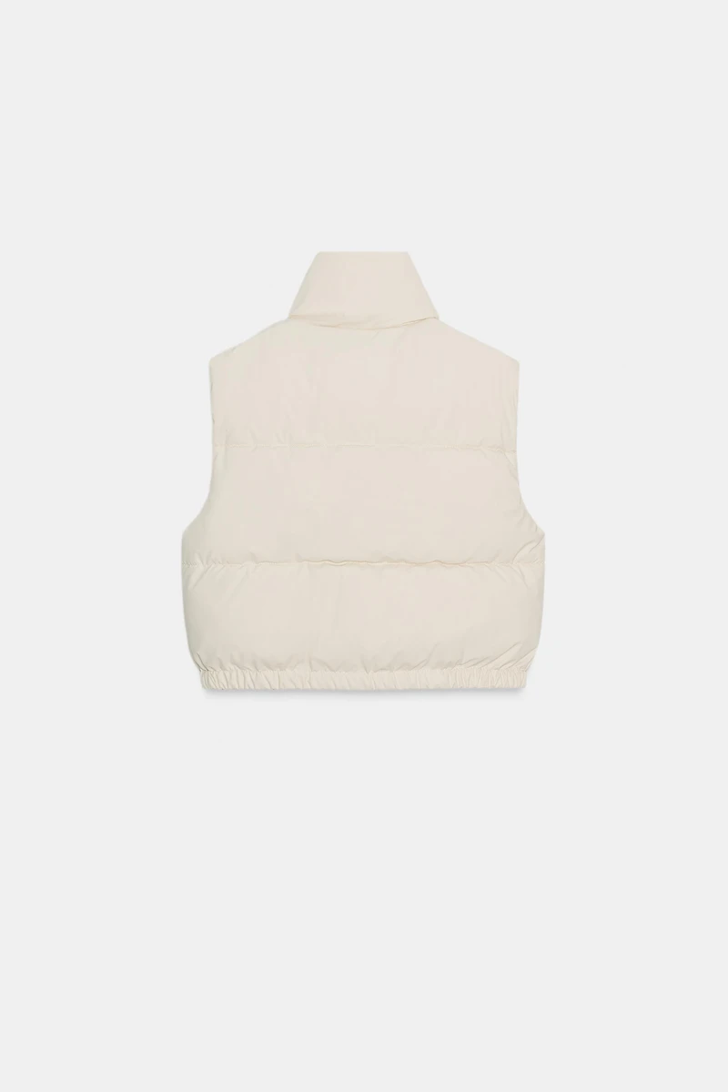 COATED PUFFER VEST