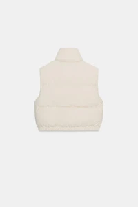 COATED PUFFER VEST