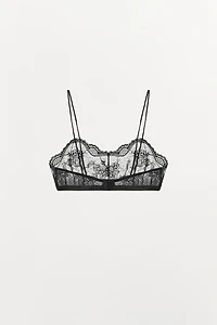 LACE BANDEAU BRA