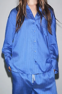 CHEMISE RAYÉE OVERSIZE ZW COLLECTION