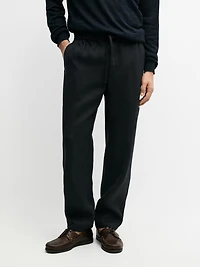 Linen jogger fit pants