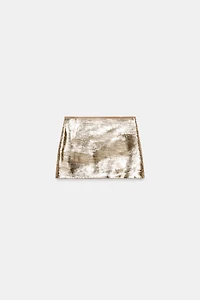 SEQUIN MINI SKIRT