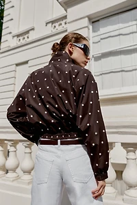POLKA DOT BOMBER JACKET