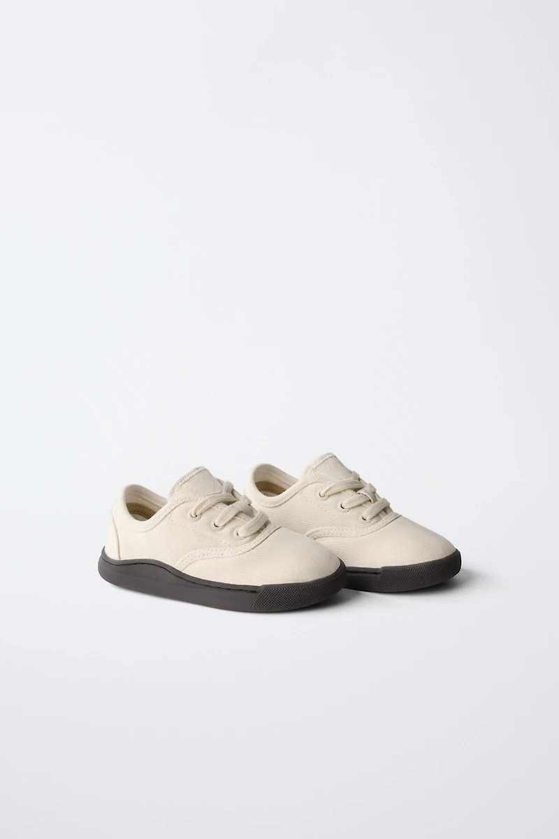 COTTON SKATE SNEAKERS